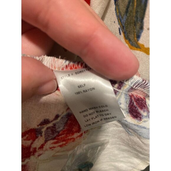 JENNARATION Ivory Floral Tunic Dress 2XL NWT - Picture 7 of 8